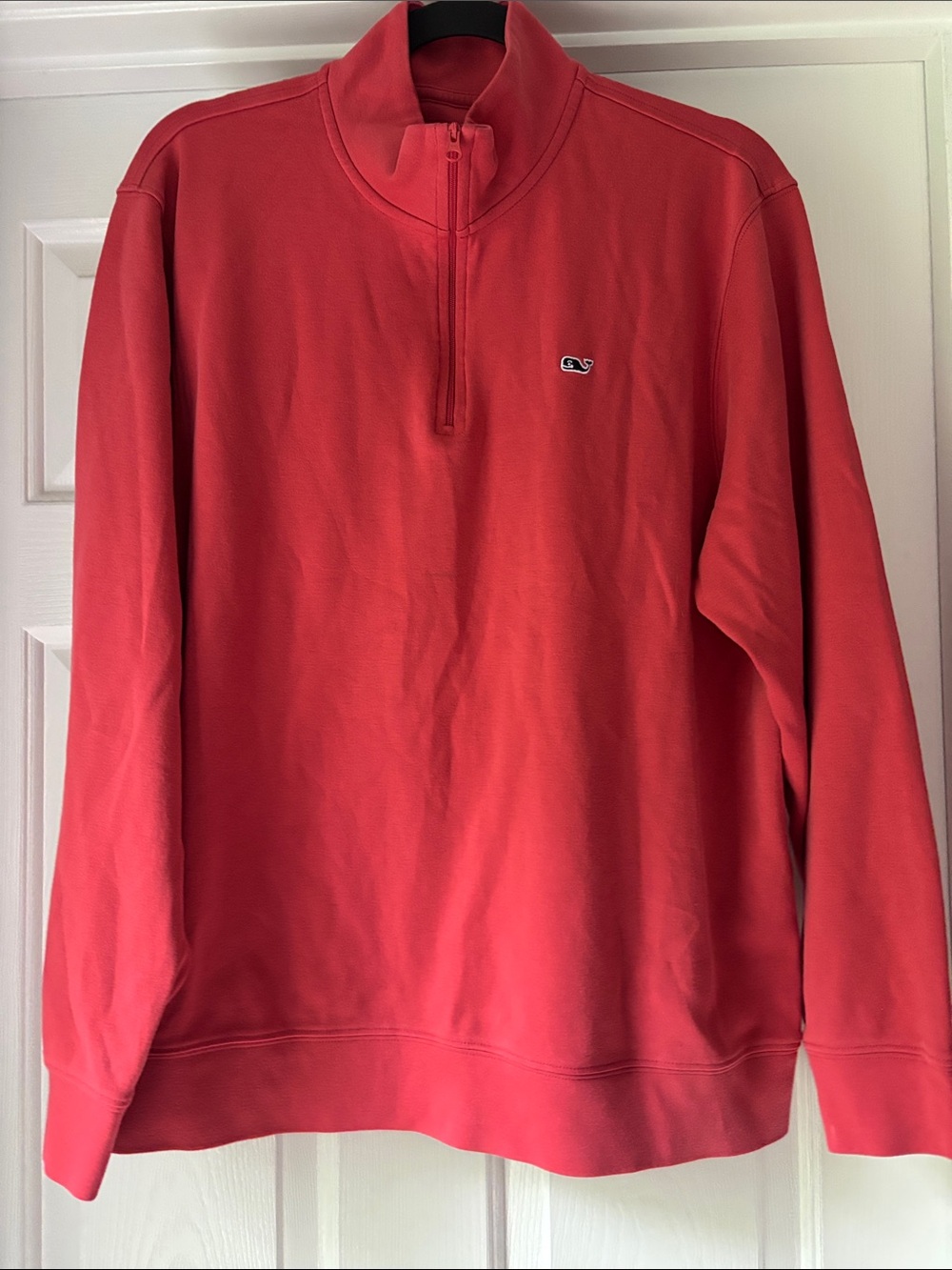 Vineyard Vines Men's Dark Pink/Red Half-Zip Pullover